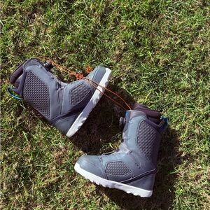 Men's Stylish Gray Snow Boots